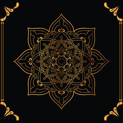 Flower Luxury mandala ramadan Style Decorative mandala.