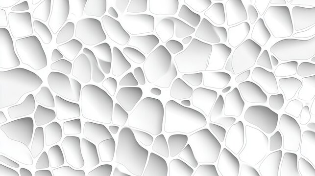 White abstract organic seamless pattern background