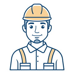 continuous single color full-body line drawing of a man