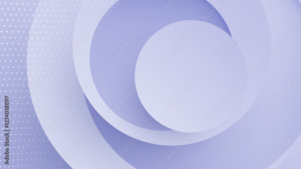 Sticker modern abstract light white background elegant circle shape design