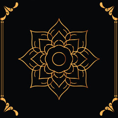 Flower Luxury mandala ramadan Style Decorative mandala.