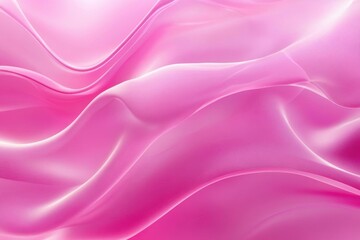 Pink Flowing Fabric Creates Elegant Waves, Soft and Dreamy Background