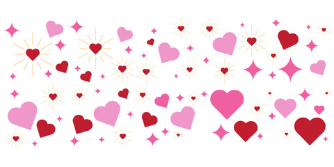 Valentine sparkle decoration