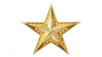 Obraz premium Golden Starburst Decoration