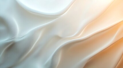 Obraz premium Elegant Draped Fabric Showing Soft Light Hues