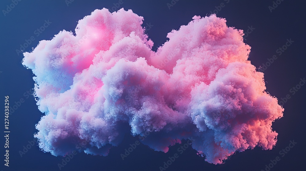 Poster a depiction of the key cloud computing trends for 2024, covering ai integration, edge computing, and