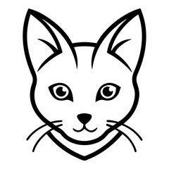 vector image of a cat