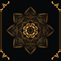 Flower Luxury mandala ramadan Style Decorative mandala.