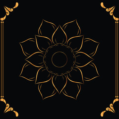 Flower Luxury mandala ramadan Style Decorative mandala.