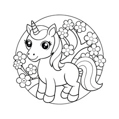 Unicorn Coloring Ideas