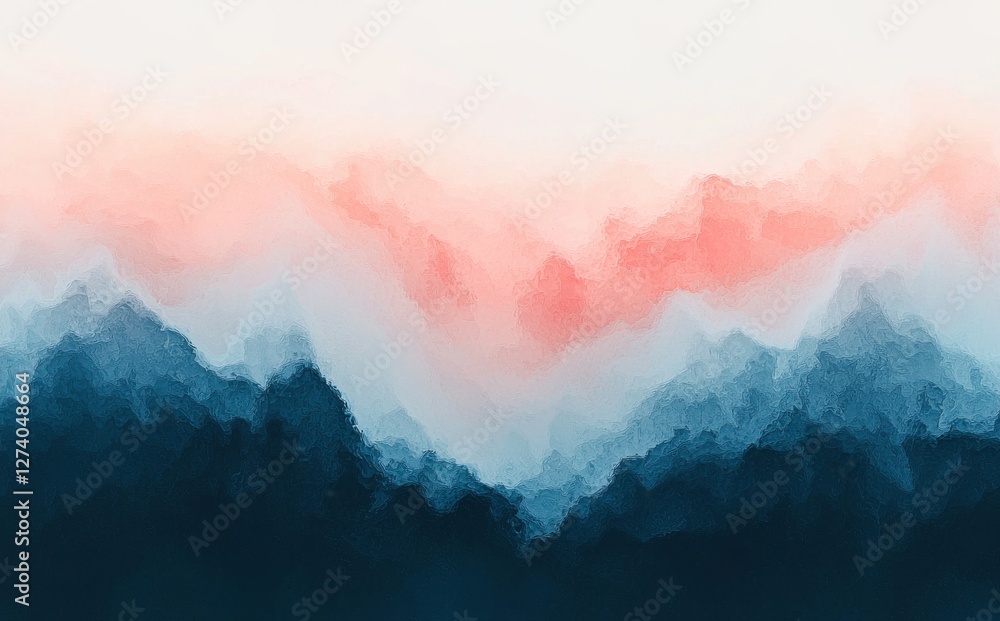 Poster a dynamic visual effect is created by the flowing waves of color in this vibrant and fluid abstract 
