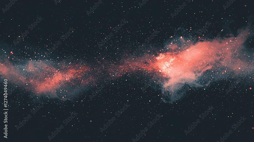 Aufkleber a vibrant abstract image that features colorful streaks of light produces a dynamic and energetic vi