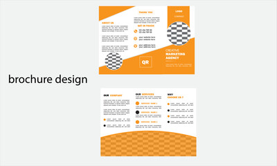 corporate minimal business borchure  design template 