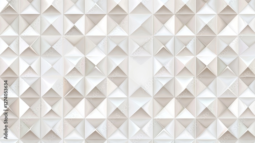 Aufkleber this abstract tech banner design features a white background with texture, layered geometric triangl
