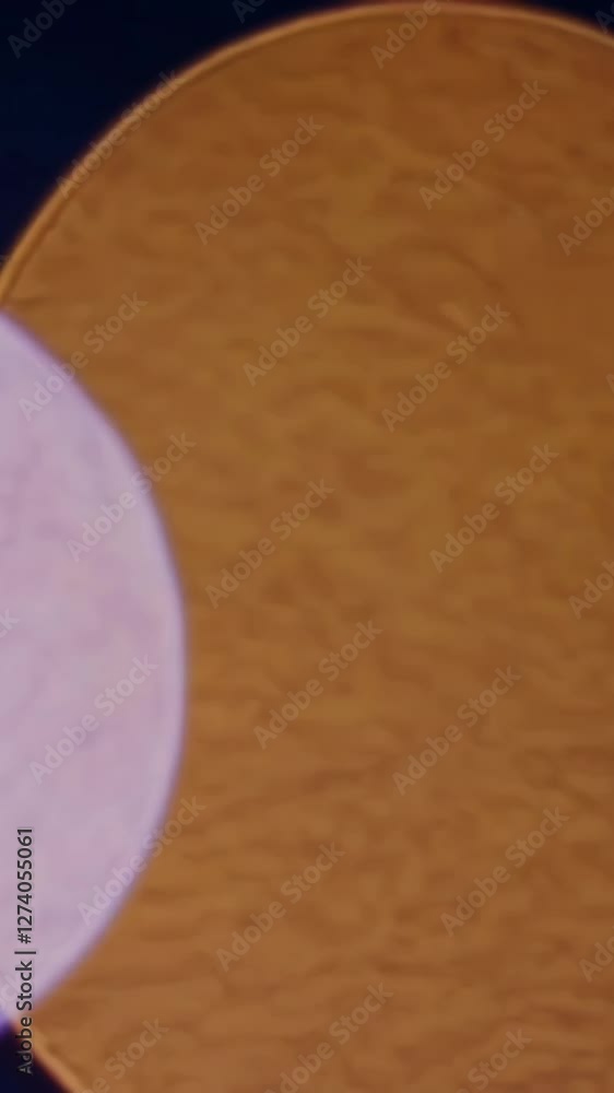 Poster dynamic abstract circles radiating warmth and energy through subtle movement