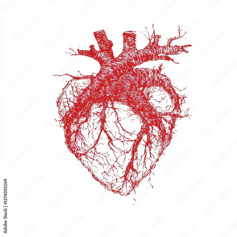 Poster the elegance of simplicity is showcased in a heart shape drawn with one continuous black line on a b