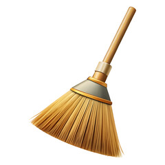 broom isolated on white