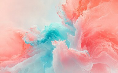 This visual depiction of abstract blue and purple tones flowing together embodies the concepts of peace, tranquility, and calmness, creating a soothing atmosphere