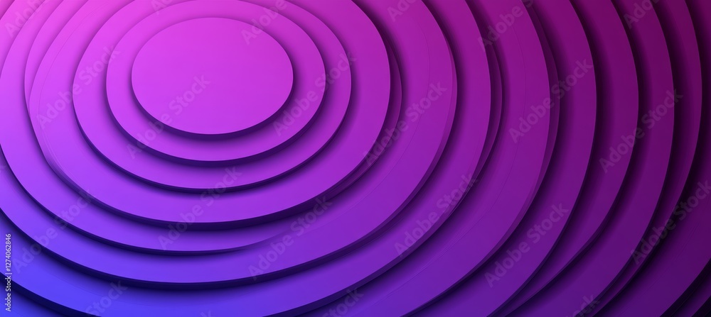 Poster layered indigo and vibrant purple bands with a soft gradient, dynamic abstract movement background