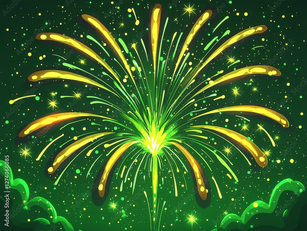 Aufkleber the description and keywords for your image include an abstract design of black ink burst, starburst