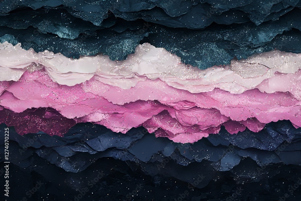 Poster an energetic and dynamic visual effect is achieved through the use of vibrant purple and pink in an 
