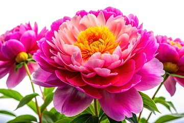 Fototapeta premium Colorful and Sharp Peeper Flower in Nature