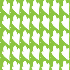 seamless background with green leaves