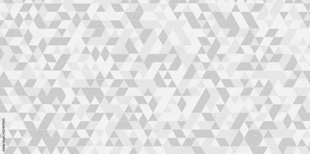 Poster vector gray polygon mosaic triangle overlap texture background. white and gray overlapping cube squa