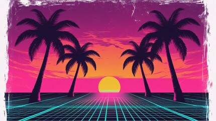 Naklejka premium retro background