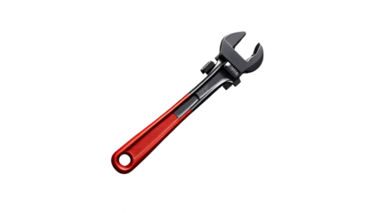 Professionally designed gas key with a red handle