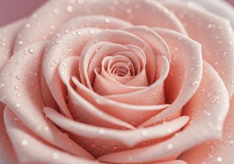 Ethereal Rose in Soft Pastel Glow