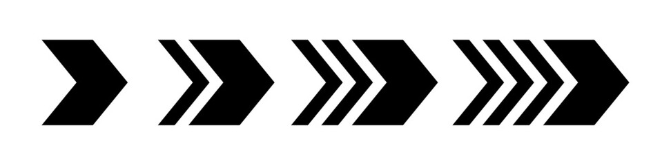 Directional arrow sign or icons set design