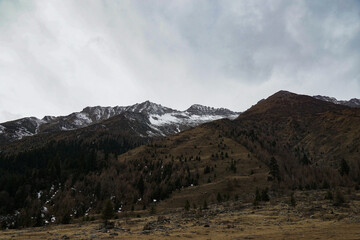 Mountain range exploration snowy peaks landscape photography remote wilderness aerial view adventure and nature