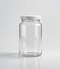 "Minimalist Glass Jar – Clean & Modern Packaging"