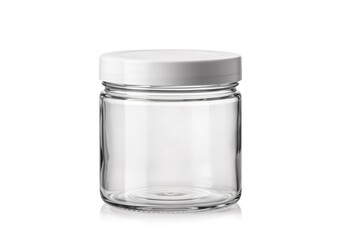 "Minimalist Glass Jar – Clean & Modern Packaging"