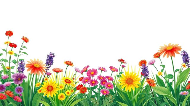 Summer Serenity: Parallel Lines in a Garden Oasis