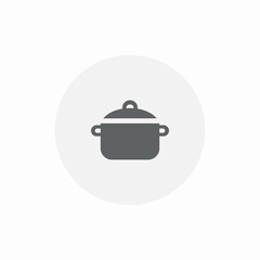 meal pot icon sign vector