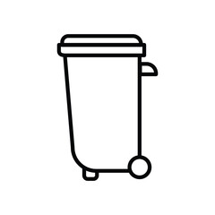 trash can, icon, flat, design, vector, illustrations, Graphic Design, education, style, trendy, collections
