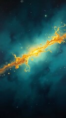 Abstract cosmic explosion in deep space