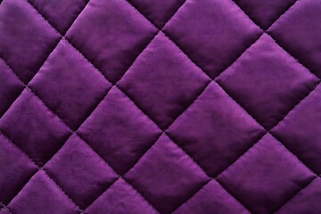 Obraz premium Purple quilted leather fabric close up, abstract background