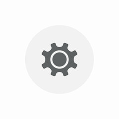 work tool gear icon sign vector