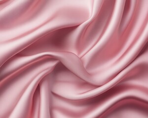 Obraz premium Soft Pink Silk Fabric Background Texture