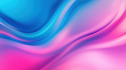 Fototapeta premium vibrant abstract background featuring smooth waves of blue and pink colors, creating sense of fluidity and motion. Perfect for modern designs and artistic projects