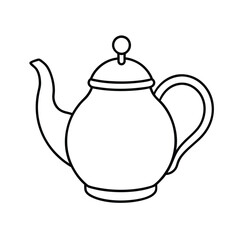teapot isolated on white