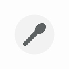 ladle utensil icon sign vector