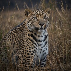Obraz premium leopard, cat, animal, jaguar, wildlife, wild, predator, nature, mammal, zoo, feline, carnivore, spots, safari, fur, big, panther, spotted, big cat, hunter, dangerous, face, animals, eyes, panthera