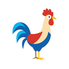 French pride the historic gallic rooster emblem