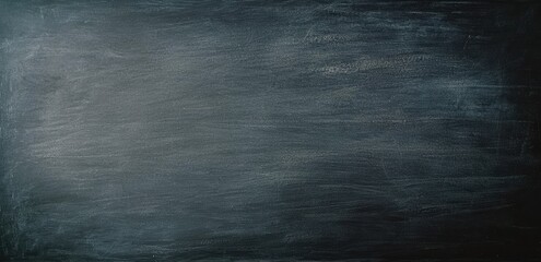 Black chalkboard background or texture for school and education design.Chalk marks background, copy space and empty space for text.