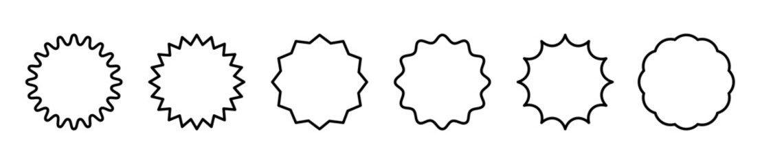 blank sale price tag and label