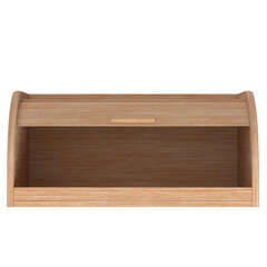 3D rendering illustration of a bread bin with a swing top